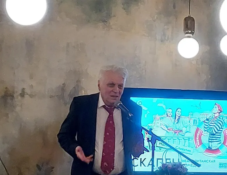 Пресс-ланч, посвященный 75-летию худрука Театра «МОСТ» Евгения Славутина.