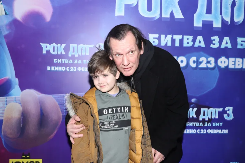 Игорь Миркурбанов с сыном Федором