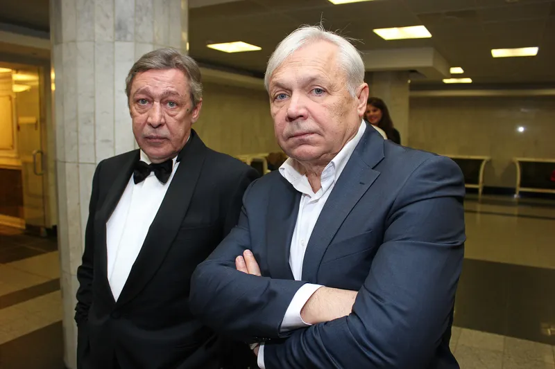 Заслуженный артист России Михаил Ефремов и Заслуженный артист России Василий Мищенко