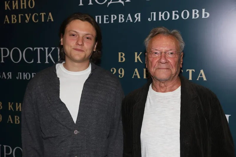 Сергей Шакуров с сыном Маратом