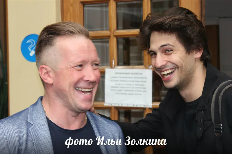 Заслуженный артист России Алексей Кравченко и актер, режиссер Александр Молочников