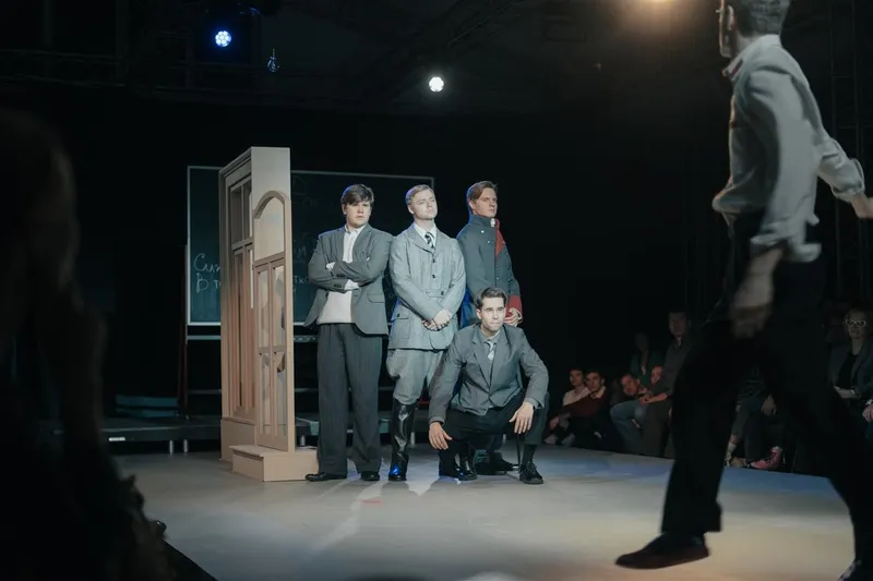 Премьера спектакля "Лицей" в филиал Театра Пушкина.