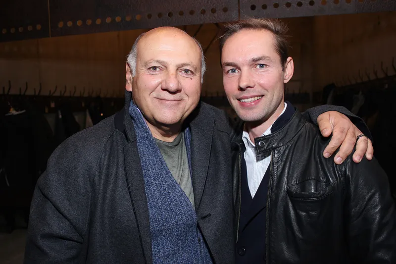 актер, режиссер Сергей Газаров и актер Евгений Павлов