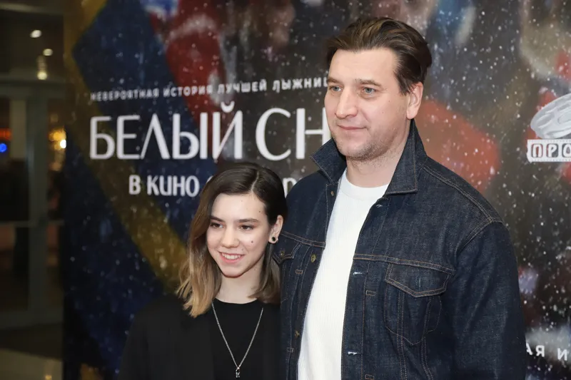 Александр Устюгов с дочерью
