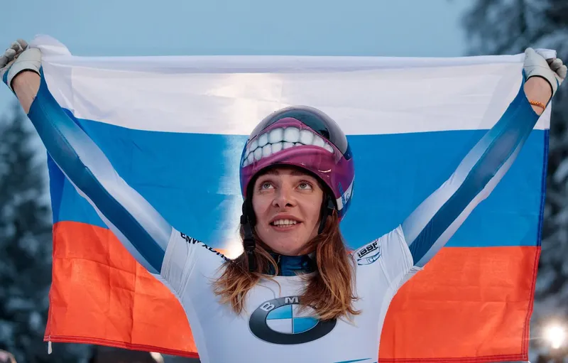 Золото скелетонистов на Чемпионате Европы.