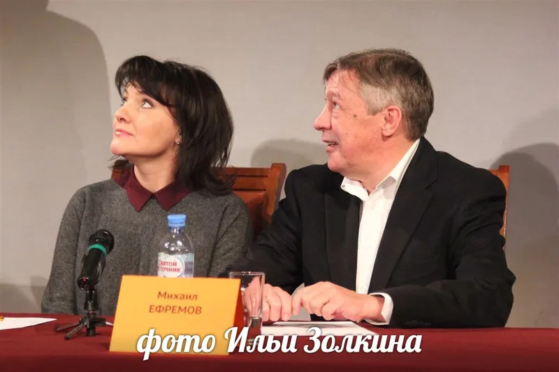 Заслуженная артистка России Инга Оболдина и Заслуженный артист России Михаил Ефремов