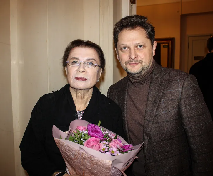 Народная артистка РСФСР Алла Демидова и Заслуженный артист России Евгений Писарев
