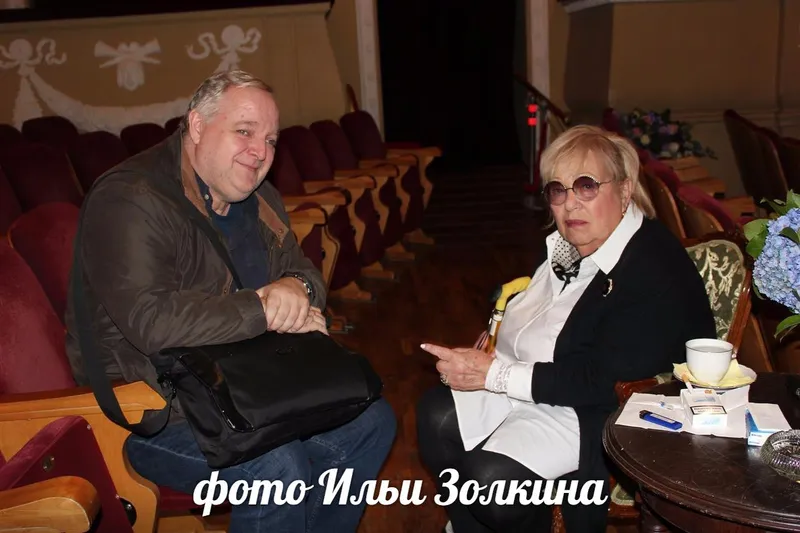 Народная артистка СССР Галина Волчек и режиссер Анджей Бубень