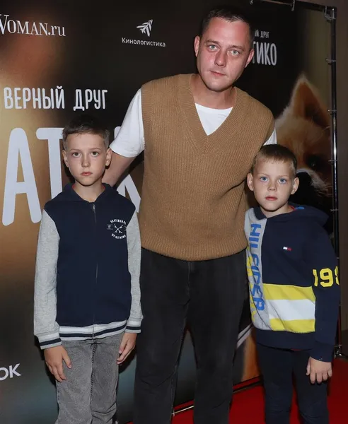 Андрей Фомин с сыновьями