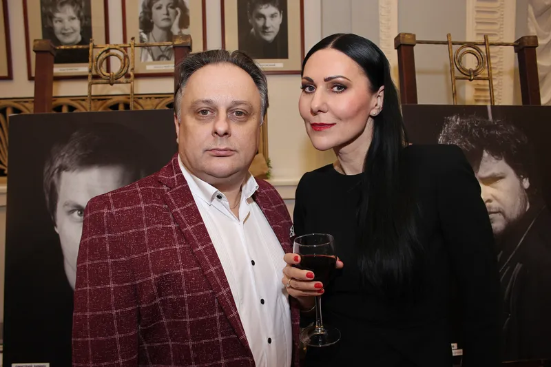 директор театра им.Вахтангова Кирилл Крок и хореограф Анжелика Холина