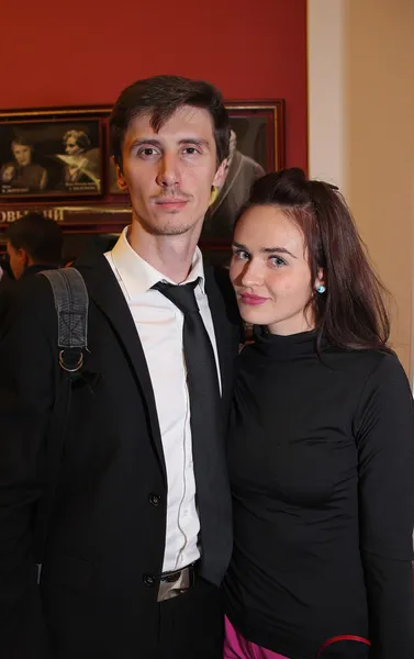 режиссер Анатолий Шульев со спутницей