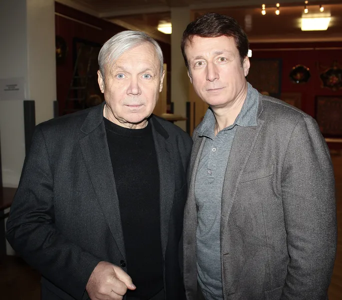 Заслуженный артист России Василий Мищенко и актер Сергей Апрельский