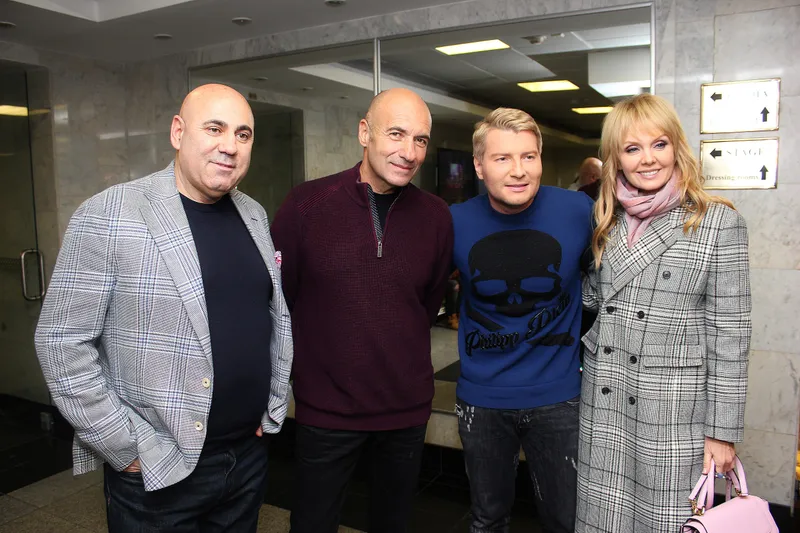 продюсер Иосиф Пригожин, Народный артист России Игорь Крутой, Народный артист России Николай Басков, Народная артистка России Валерия