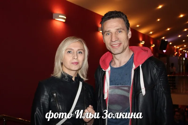 актер Виталий Абдулов с супругой