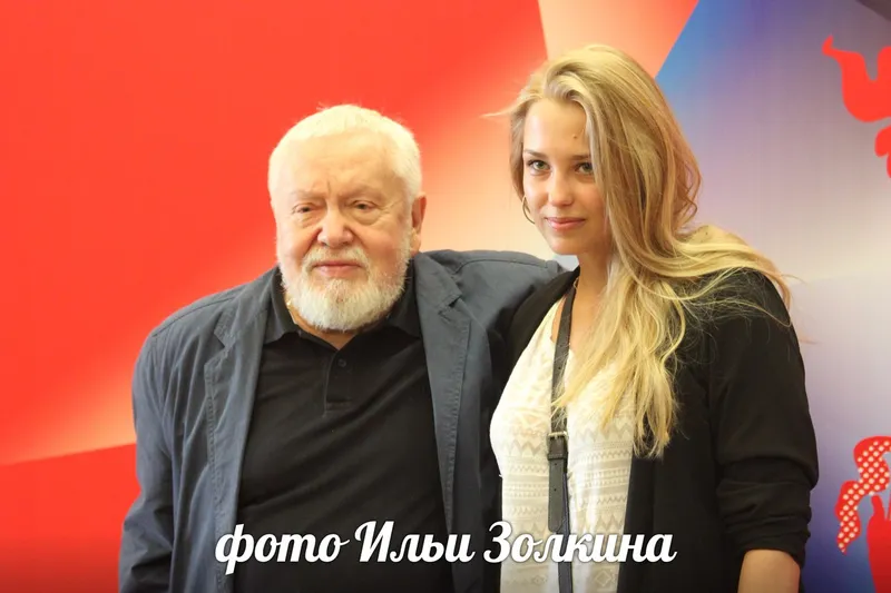 Народный артист России Сергей Соловьев и актриса Аглая Шиловская