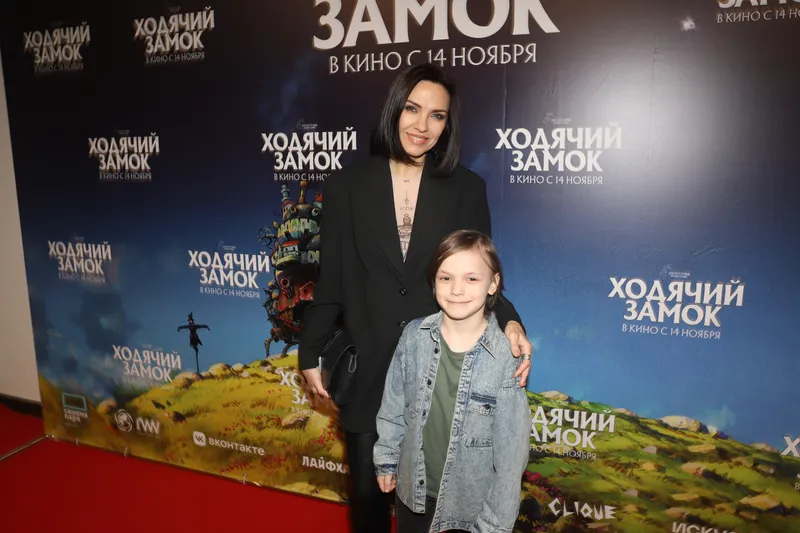 Надежда Ручка с сыном Львом