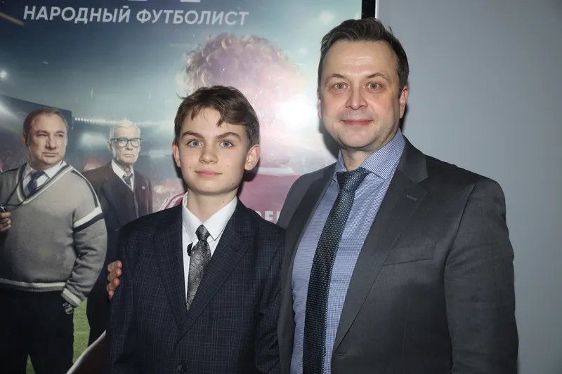 Илья Казаков с сыном