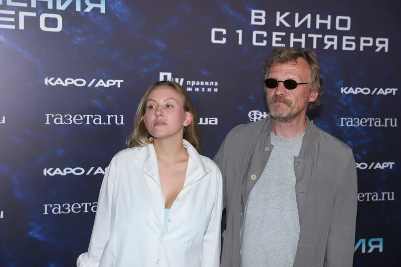 Алексей Серебряков с дочерью Дарьей