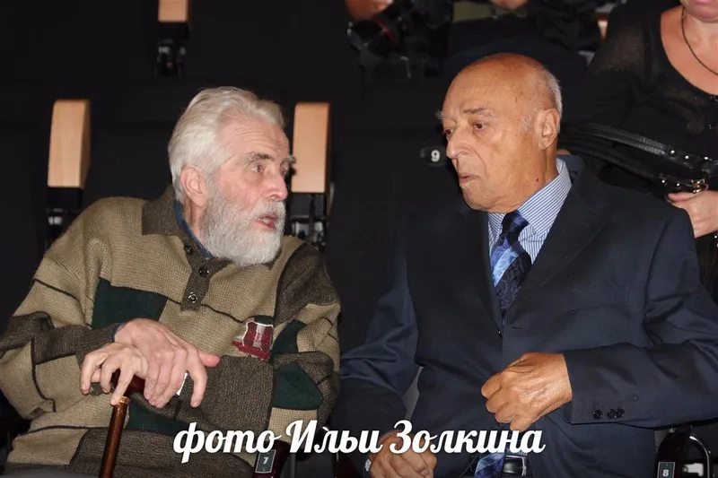 Старейшие актеры Вахтанговского театра-Евгений Федоров и Владимир Этуш