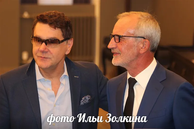 Народный артист России Сергей Маковецкий и Художественный руководитель театра им.Вахтангова Римас Туминас