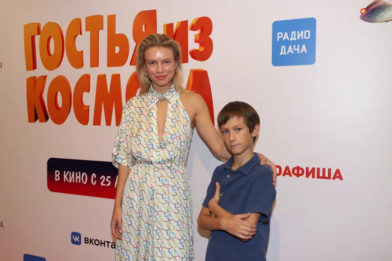 Евгения Храповицкая с сыном