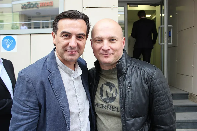 актер Игорь Петров и актер Александр Фисенко
