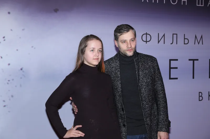 Роман Полянский с дочерью Марфой