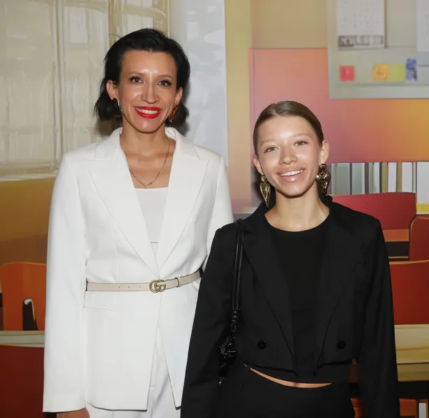 Елена Борщева с дочерью Умой