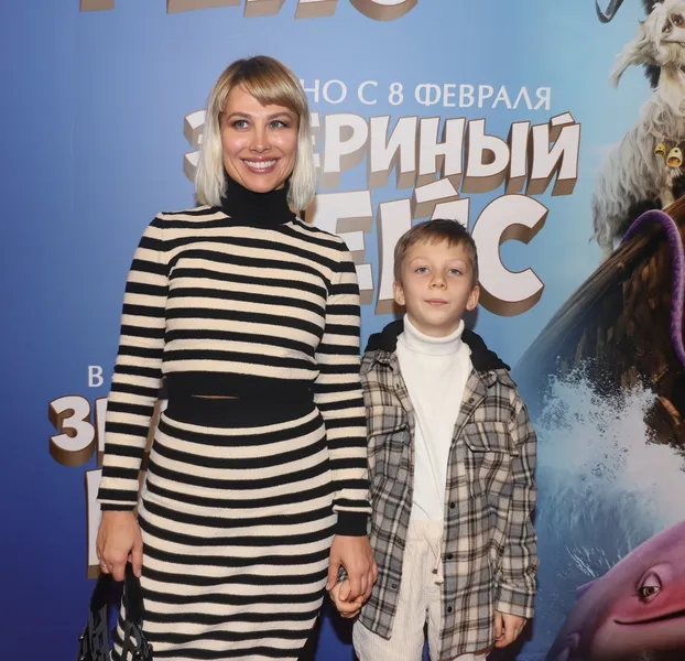 Юлия Беретта с сыном Владимиром